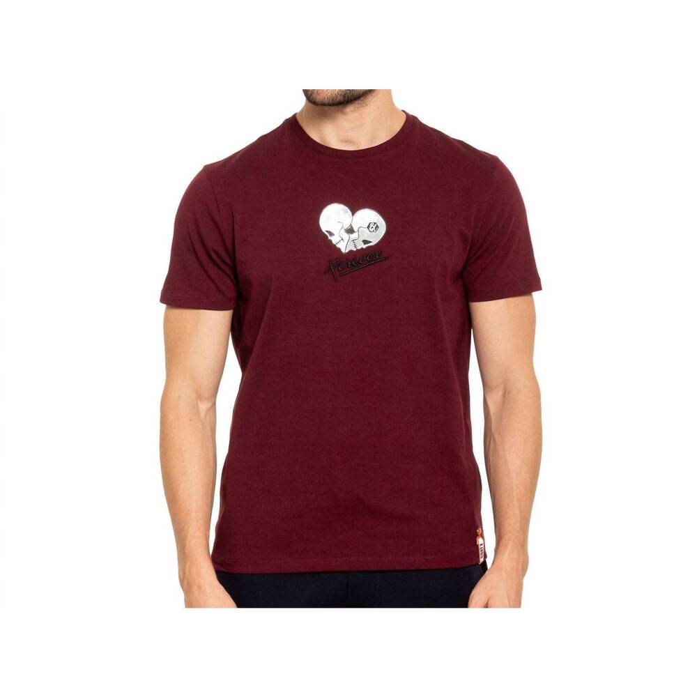 NEW EIGHT X immortal street t-shirt in burgundy